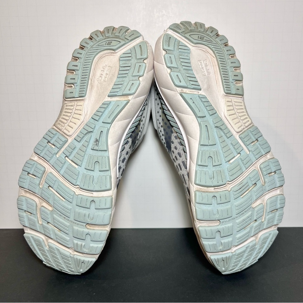 Womens BROOKS Adrenaline GTS 21 Gray Running Shoes / Size 9 - Picture 7 of 9